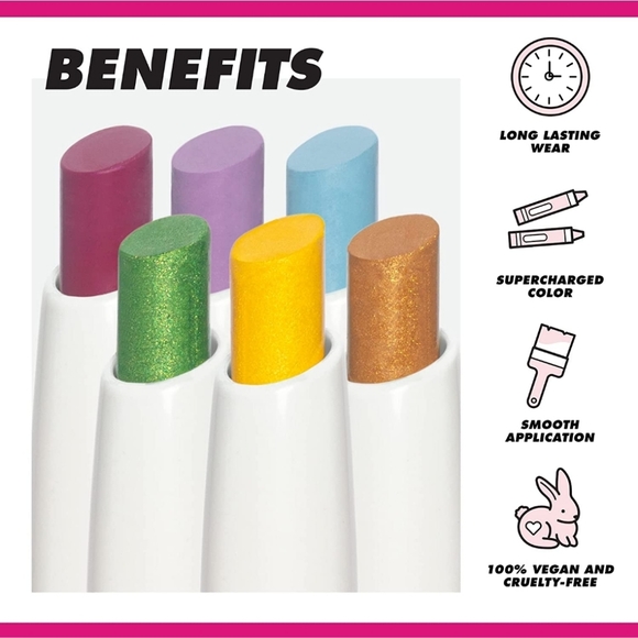 Lime Crime Electric Slide Eyeshadow & Brush Stick | Totally Buggin | Brand New - Picture 13 of 16